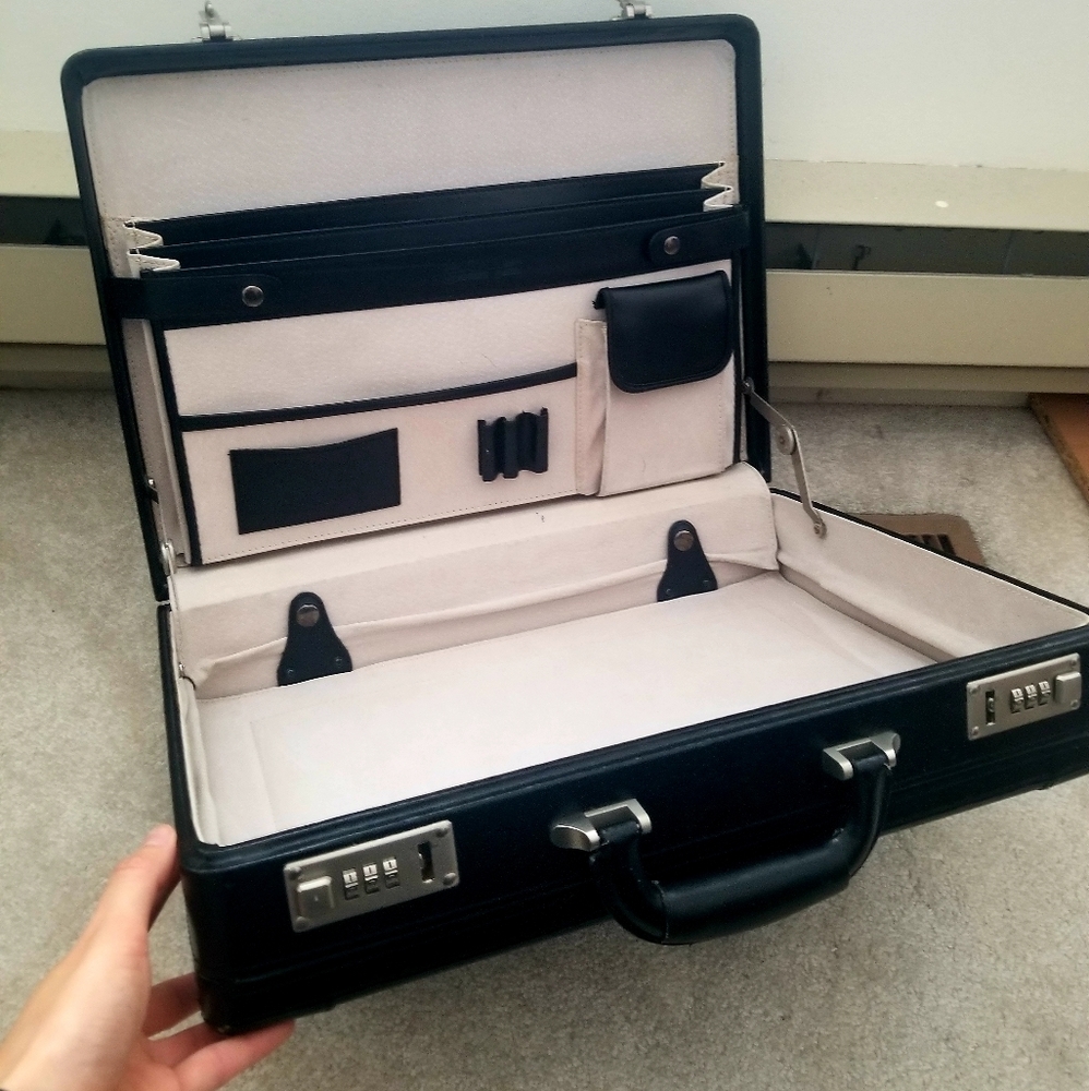 Vintage Black Briefcase